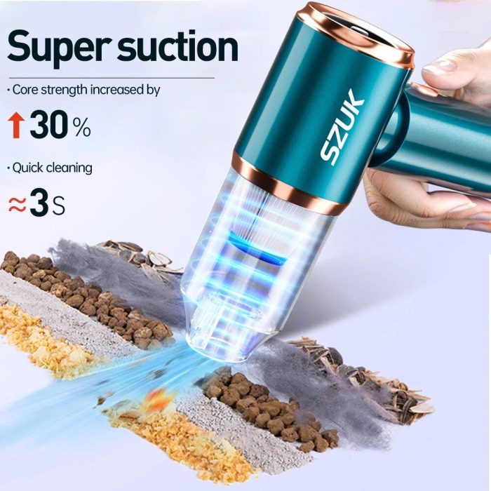 USB-Charged Handheld Car & Home Vacuum with Strong Suction - Image 3
