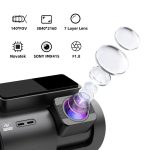 4K Ultra HD Dash Cam with Built-in GPS, 2160P 140° FOV, 24H Parking Monitor, and 2K Rear Camera - Image 3