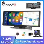 10.26" Wireless Car Mirror Monitor with Video Recording & Carplay Integration - Image 2
