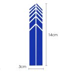 Car Racing Stripe Stickers Rearview Mirror Vinyl Decals - Image 4