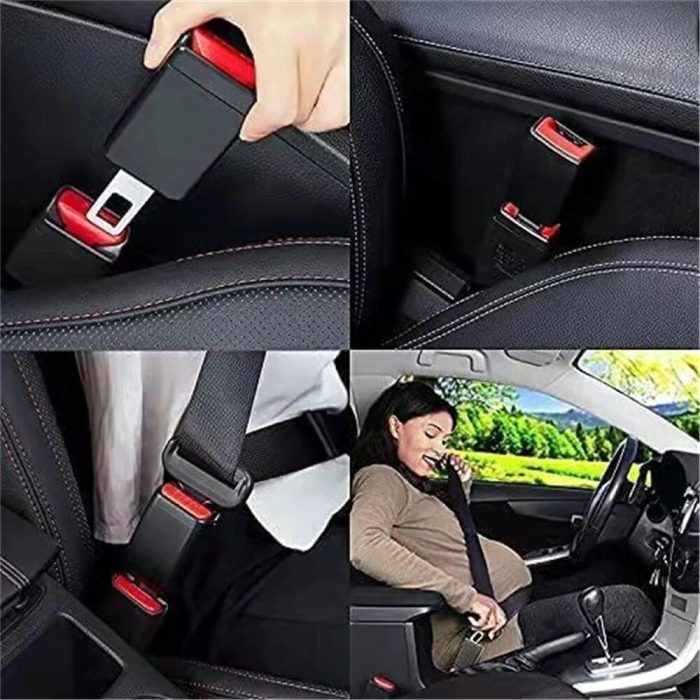 2-Pack Seat Belt Extender - Car Safety Belt Buckle Extension Clip - Image 8