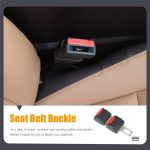 2-Pack Seat Belt Extender - Car Safety Belt Buckle Extension Clip - Image 5