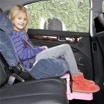 Adjustable Children's Car Seat Footrest with Foldable Design - Image 3