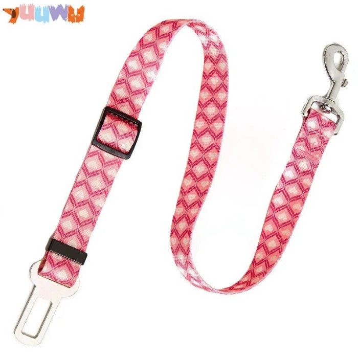 Adjustable Fashionable Pet Car Safety Seat Belt - Durable Dog Harness and Leash - Image 5