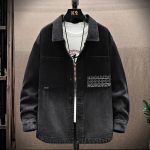 Men's Casual Streetwear Denim Jacket - Loose Fit Hip Hop Style - Image 2