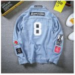 Men's Hip Hop Printed Denim Jacket - Slim Fit Casual Outerwear - Image 3