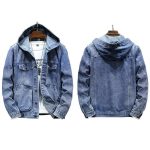 Men's Casual Hooded Denim Jacket - Spring & Autumn Essential