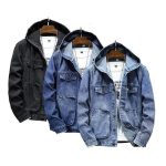 Men's Casual Hooded Denim Jacket - Spring & Autumn Essential - Image 4