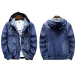 Men's Casual Hooded Denim Jacket - Spring & Autumn Essential - Image 3