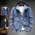 Men's Casual Hooded Denim Jacket - Spring & Autumn Essential - Image 6
