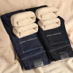 Winter Warm Thick Fleece-Lined Men's Straight Leg Jeans - Image 4