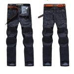 Men's Casual Military Cargo Jeans - Multi-Pocket Comfort Fit - Image 3