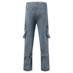 Men's Baggy Y2K Streetwear Jeans - Hip Hop Denim Straight Leg Trousers - Image 6