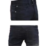 2023 Slim Fit Black Jeans for Men - Comfort Stretch Denim - Image 4