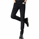 2023 Slim Fit Black Jeans for Men - Comfort Stretch Denim - Image 6