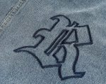 Unisex Embroidered Hip Hop Denim Jacket - Casual Streetwear - Image 7