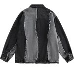 2023 Unisex Vintage Denim Tassel Jacket | Hip Hop Patchwork Streetwear - Image 3