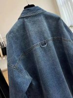 Korean High Street Oversized Denim Jacket - Autumn/Winter Vintage Style - Image 6