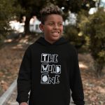The Wild One Kids' Sponge Fleece Hoodie - Best Design Kids' Hoodie - Trendy Hoodie for Kids - Image 3