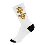 It's Ok Socks - Positive Novelty Socks - Motivational Crew Socks - Image 2