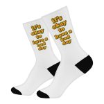 It's Ok Socks - Positive Novelty Socks - Motivational Crew Socks - Image 3