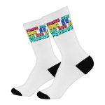 Wine Saying Socks - Funny Novelty Socks - Cool Crew Socks - Image 3