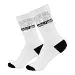 Trendy Design Socks - Quotes Novelty Socks - Funny Crew Socks - Image 3