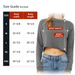 Real Girl Isn't Perfect Cropped Sweatshirt - Themed Women's Sweatshirt - Best Design Crop Crew Sweatshirt - Image 5