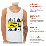 Never Lose Focus Tank - Inspirational Workout Tank - Printed Jersey Tank - Image 6