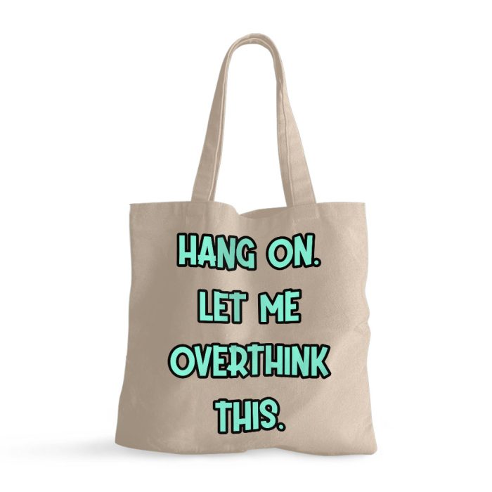 Funny Quote Small Tote Bag - Cool Shopping Bag - Best Print Tote Bag - Image 2