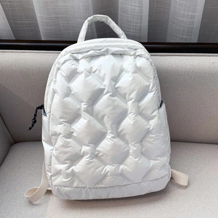 Ultralight Winter Warm Fashion Backpack - Lightweight Travel & School Bag for Women - Image 3