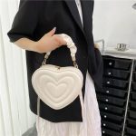 Chic Summer 2023 Heart-Shaped PU Leather Shoulder Bag for Women - Image 4