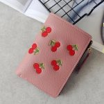 Chic Mini Wallet with Fruits Embroidery - Image 4