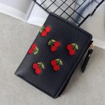 Chic Mini Wallet with Fruits Embroidery - Image 3