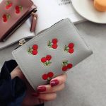 Chic Mini Wallet with Fruits Embroidery - Image 6