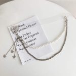 Hip Hop Punk Silver Metal Pearl Chain Belt for Jeans - Image 4