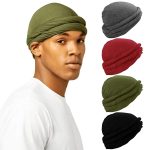 Men's Premium Vintage Solid Color Turban - Image 2