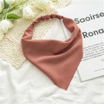 Chic Summer Chiffon Triangle Hair Scarf - Elastic Bandana-Style Hairband for Women - Image 7