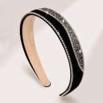 Trendy Geometric Rhinestone Hairband - Image 3