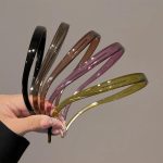 Chic Acrylic Sunglasses-Shaped Hairband for Women: Trendy, Anti-Slip, and Fashion-Forward - Image 2