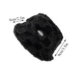 Chic Winter Warm Plaid Lamb Wool Bucket Hat for Women - Image 6