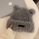 Chic Autumn-Winter Bear Ear Beanie - Image 4