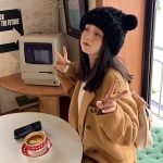 Chic Autumn-Winter Bear Ear Beanie - Image 2