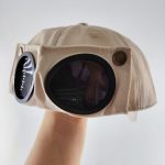 Stylish Unisex Aviator Baseball Cap with Integrated Sunglasses for Sun Protection - Image 3