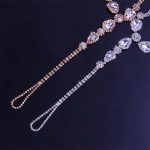 Trendy Geometric Cubic Zirconia Anklet - Image 4