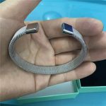 Elegant Stainless Steel Mesh Cuff Bracelet for Women - Image 7