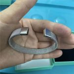 Elegant Stainless Steel Mesh Cuff Bracelet for Women - Image 5