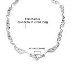Heart Crystal Choker Necklace - Image 6
