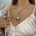 Trendy Heart Pendant Long Chain Necklace for Women - Image 6