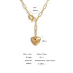 Trendy Heart Pendant Long Chain Necklace for Women - Image 7